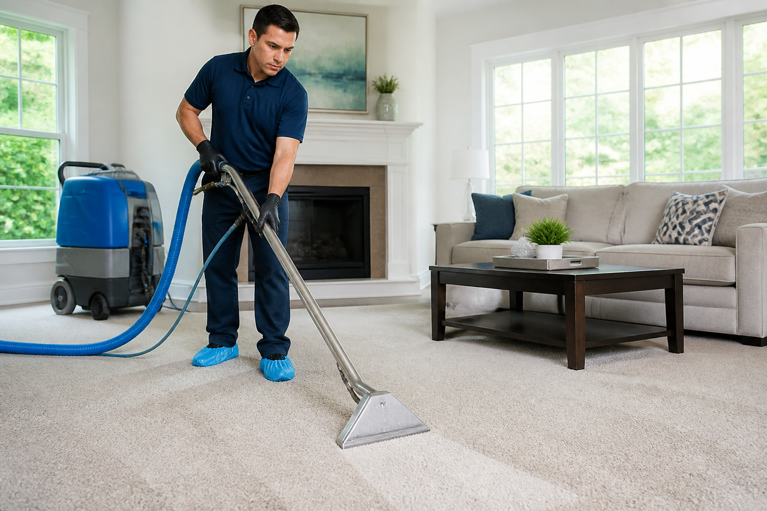 Professional carpet cleaning
